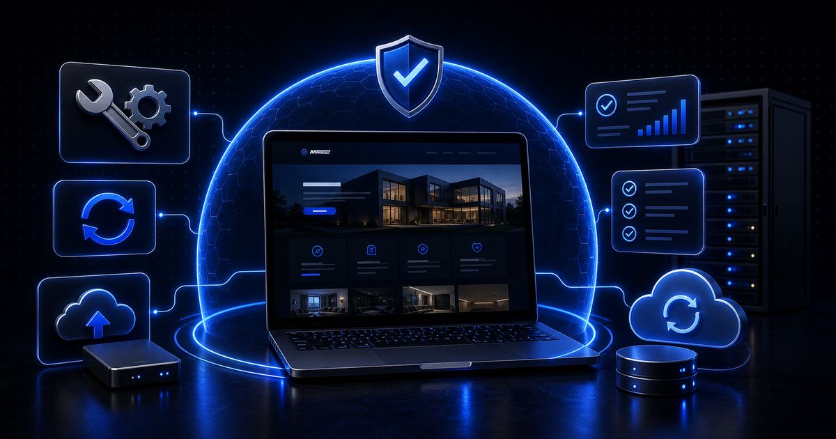 Maintenance de site web : pourquoi c'est vital en 2026 — illustration Mireo